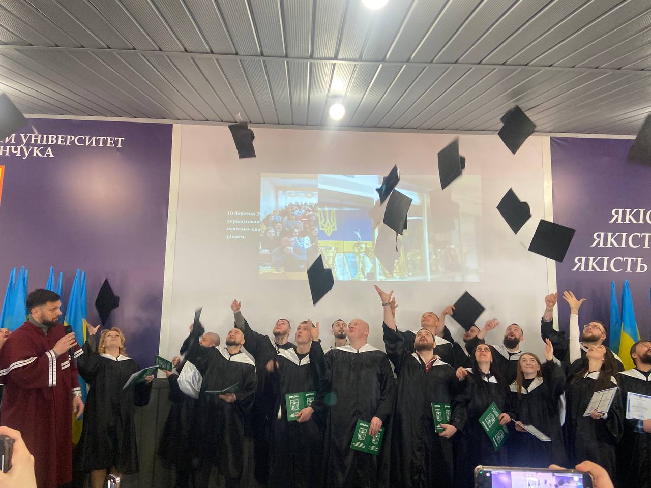 Магістри отримали дипломи