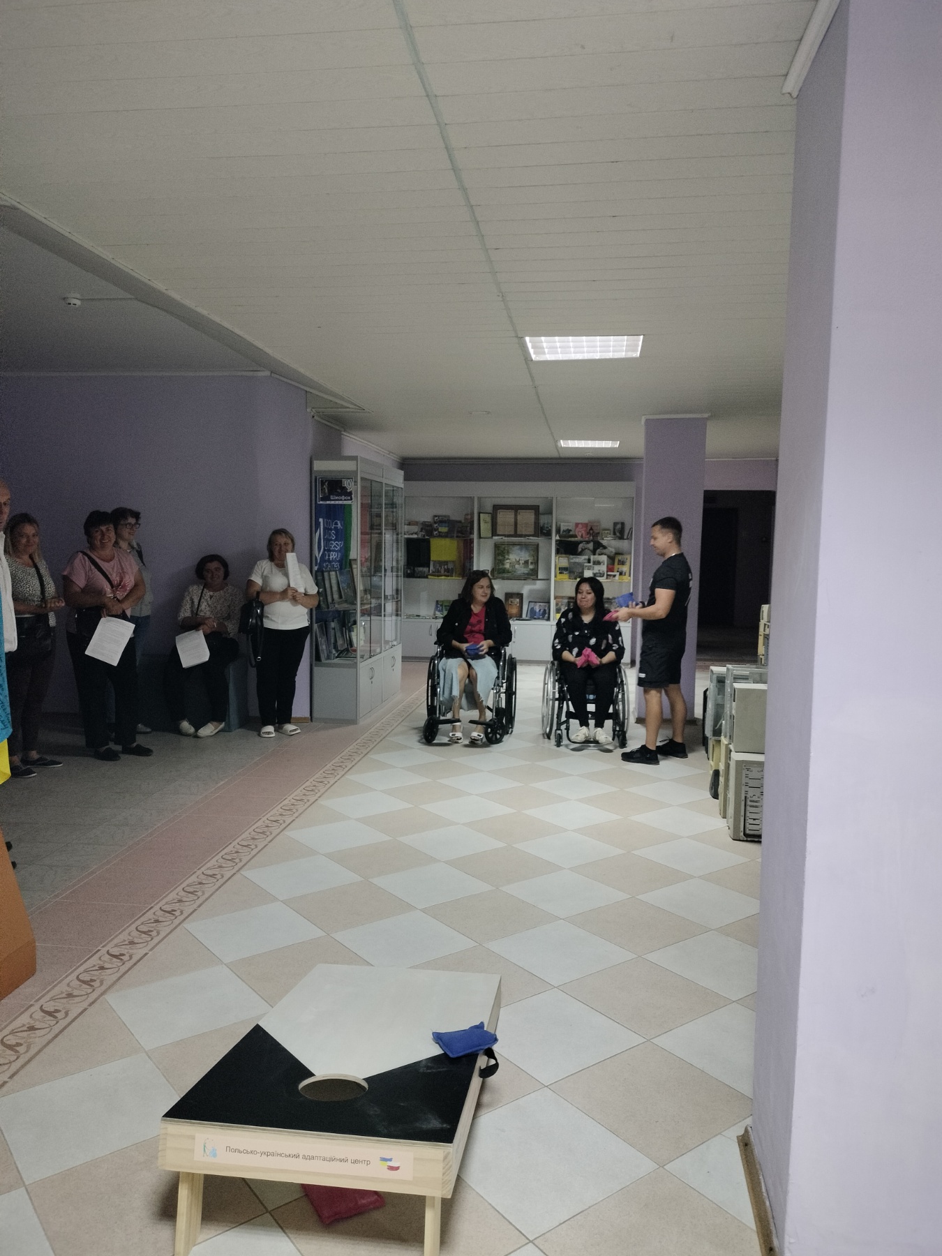 Заняття у Польсько-українському адаптаційному центрі МЕГУ