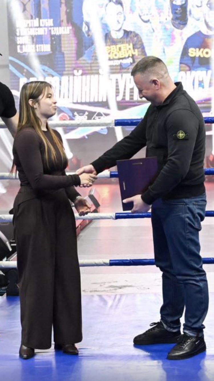 Студентка МЕГУ Тетяна Климова відзначена у Рівному за спортивні заслуги