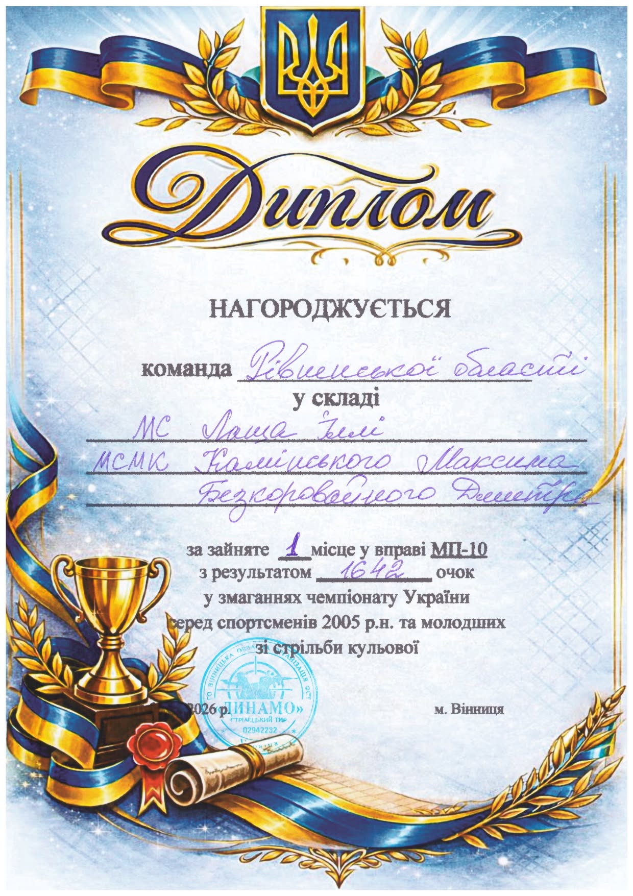 Золоті медалі студенти факультету кібернетики