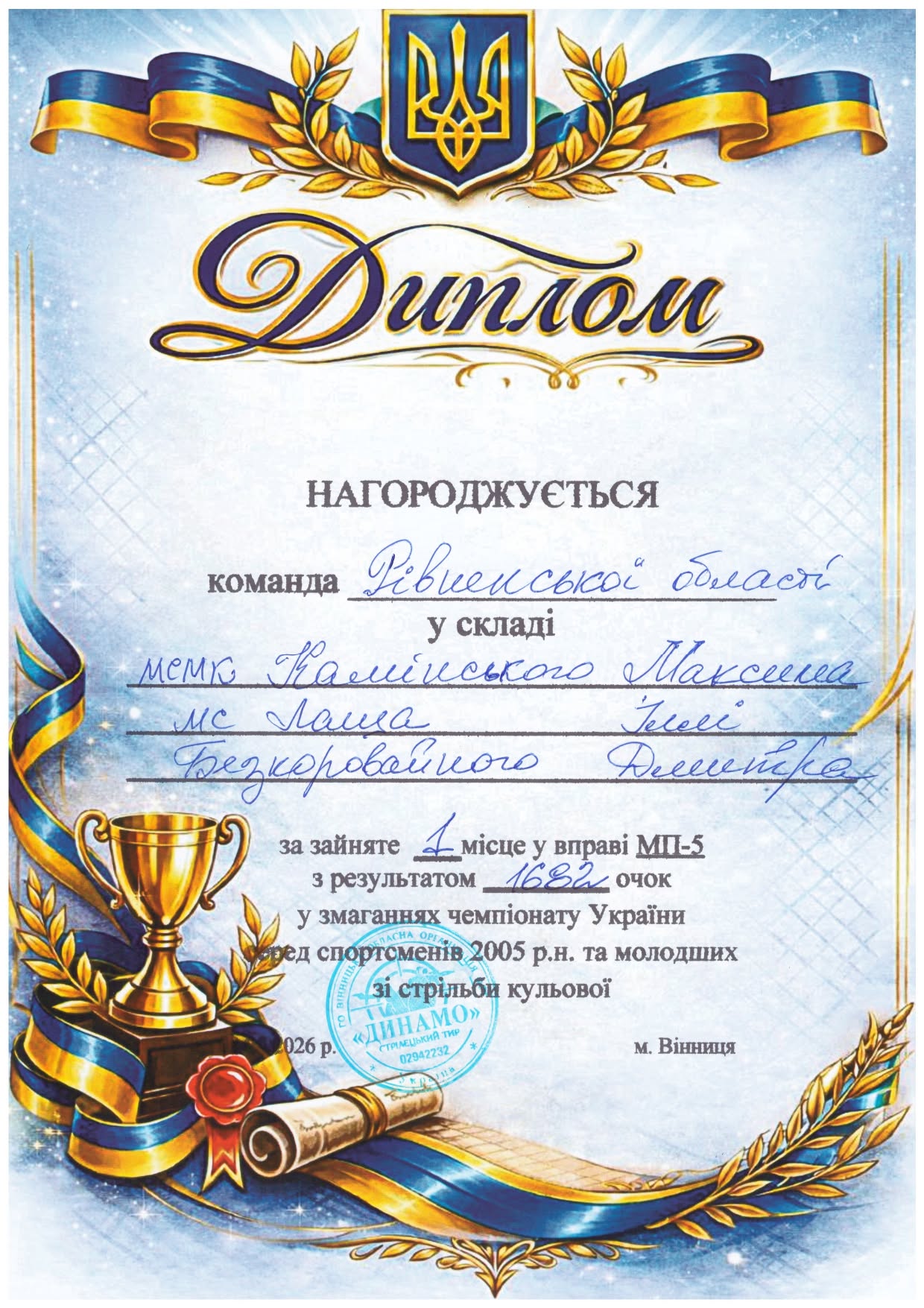Золоті медалі студенти факультету кібернетики