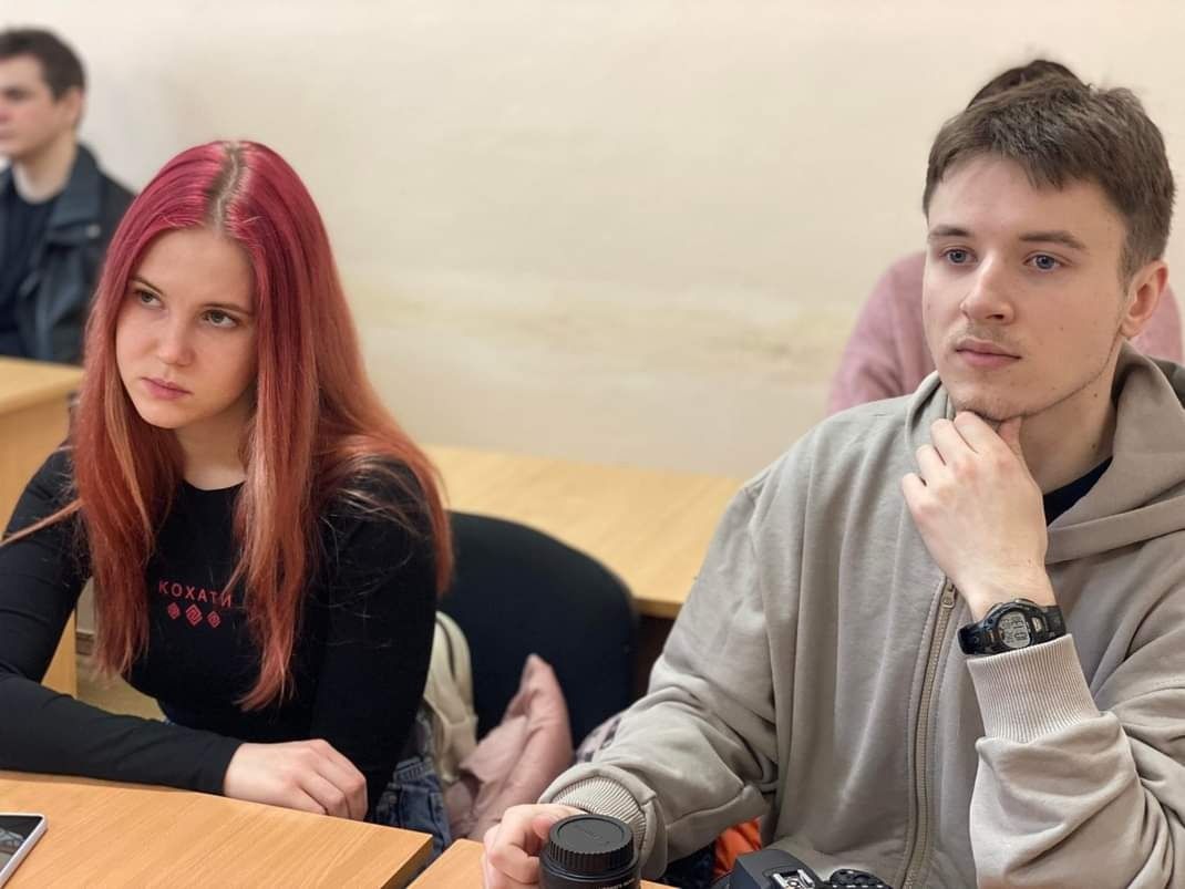 Зустріч студентів із військовим кореспондентом