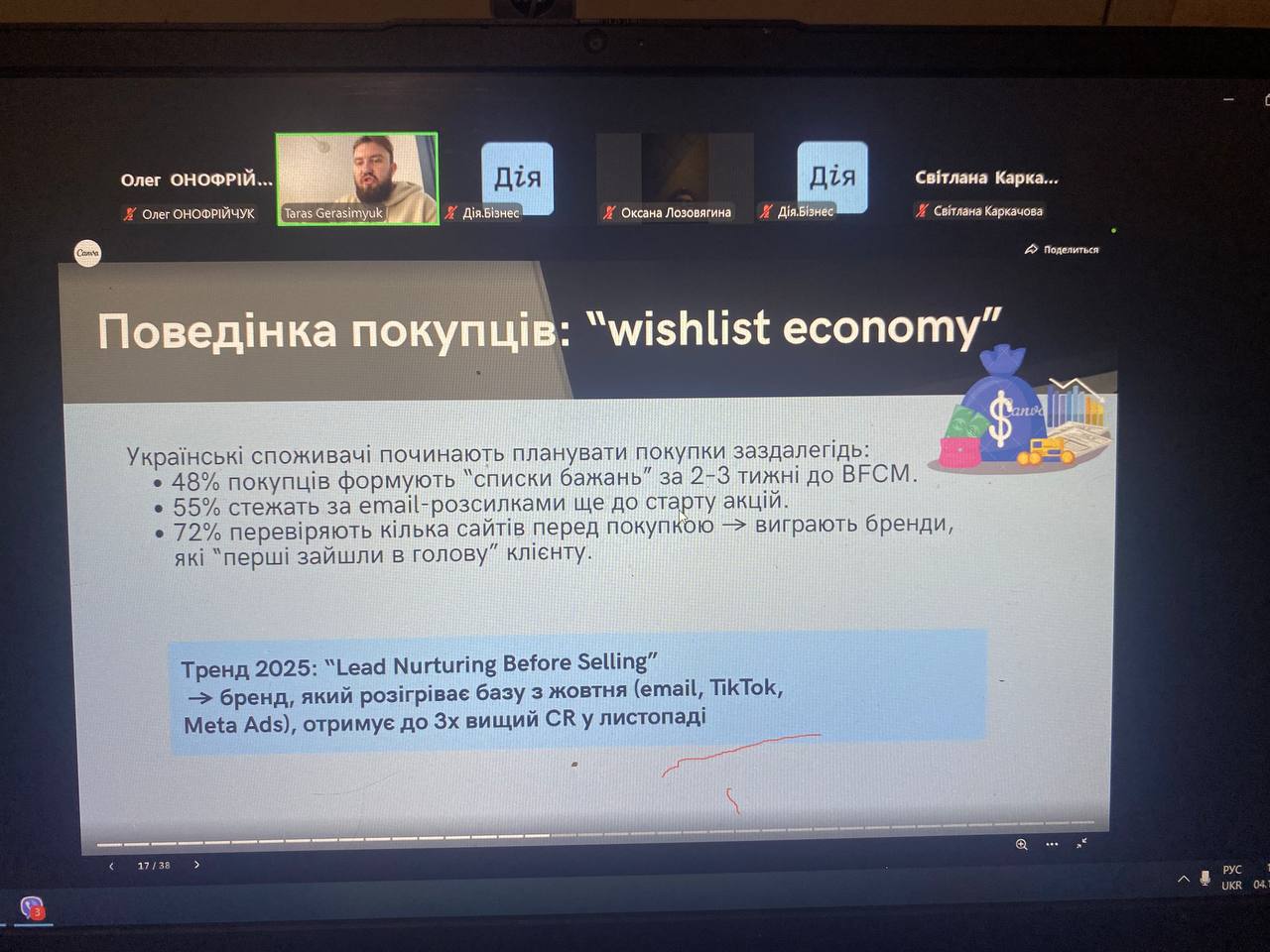 Студенти економічного факультету МЕГУ долучилися до заходу «Black Friday та святкові розпродажі: як це працює в Україні?» від Дія.Бізнес