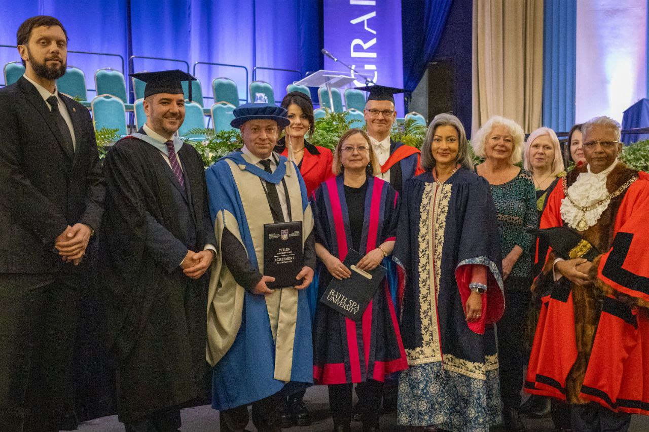 Віталій Дем’янчук отримав звання  Почесного Доктора Університету Бат Спа