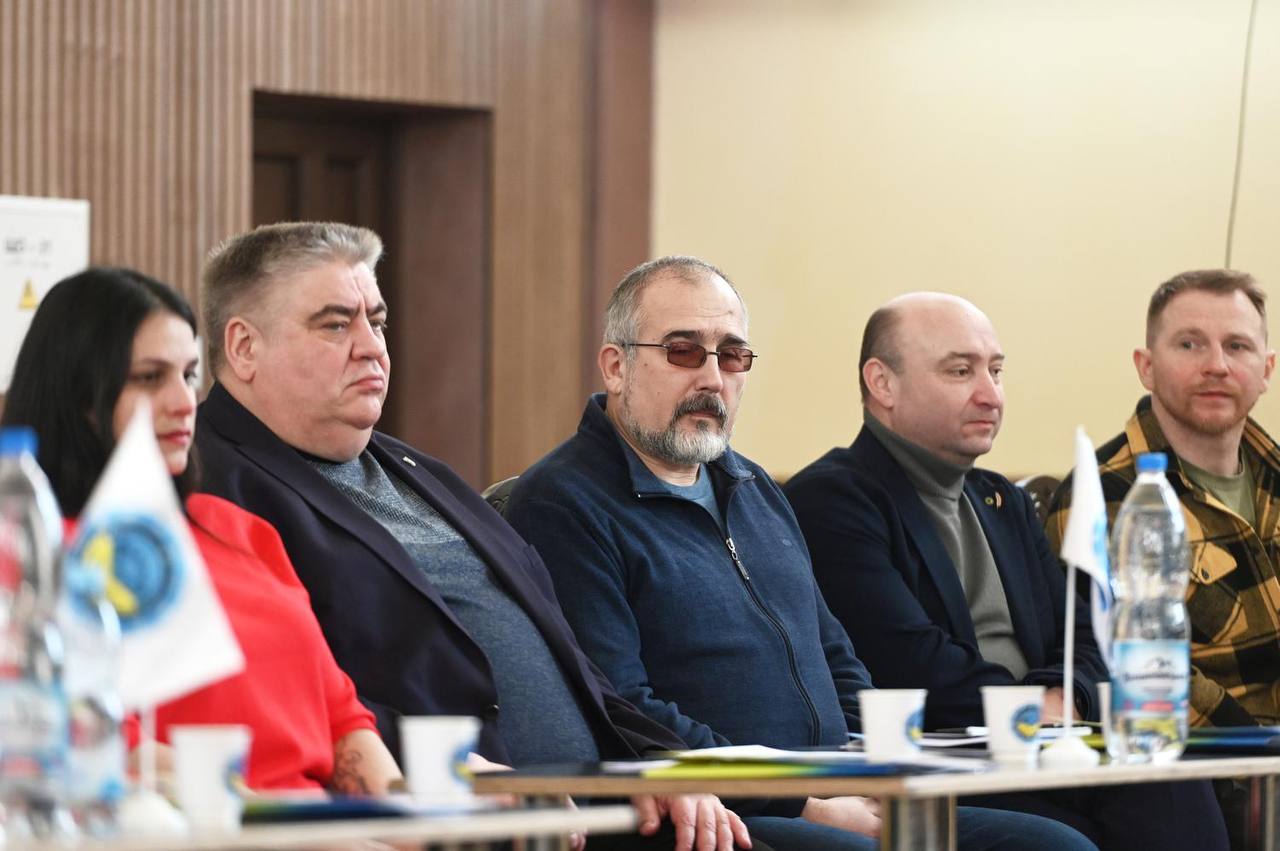 Доцент Андрій Смусь виступив з науковою доповіддю під час засідання Всеукраїнської профспілки спортсменів, працівників сфери фізичної культури і спорту