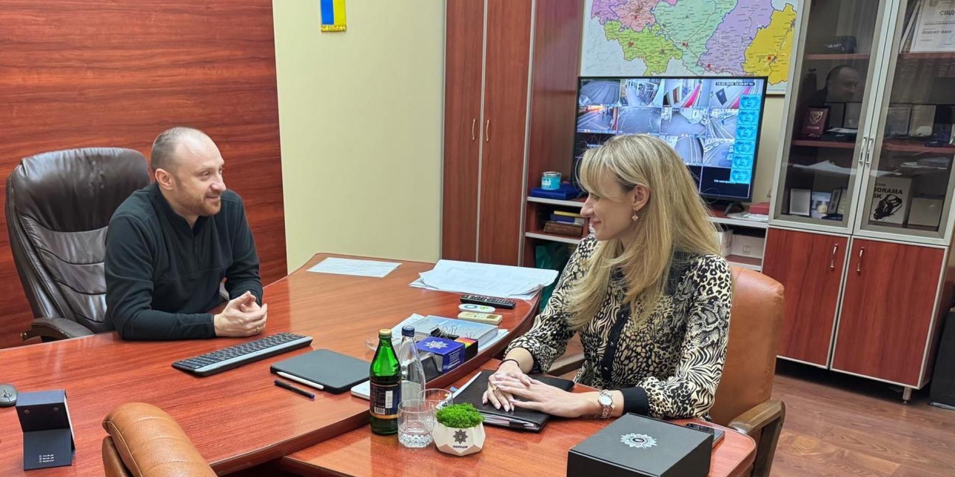 Декан юридичного факультету провела робочі зустрічі