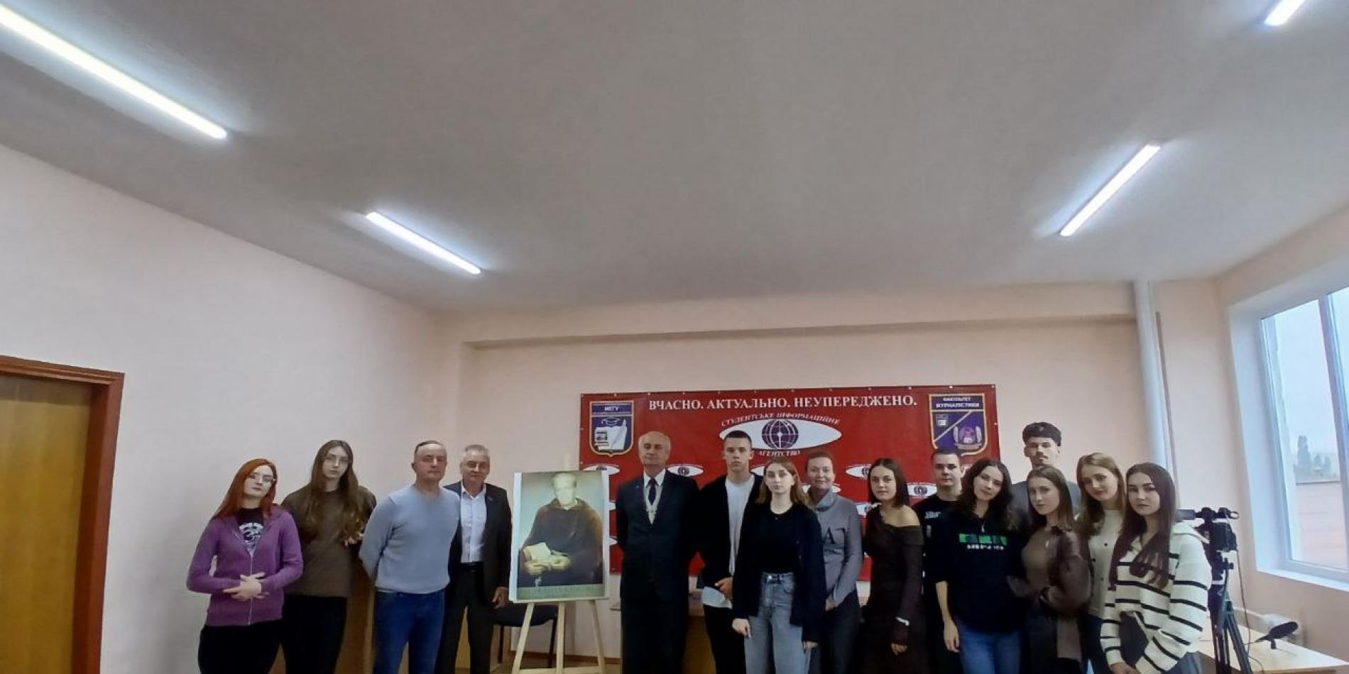 На факультеті журналістики відбулася пресконференція з Ярославом Ковальчуком щодо беатифікації Серафима Кашуби