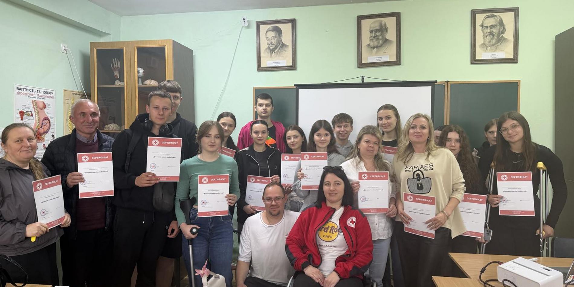 На факультеті здоров’я, фізичної культури і спорту відбувся тренінг на тему: «Допоміжні засоби реабілітації» 