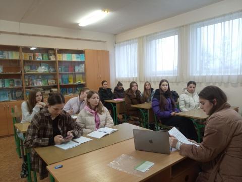 Показове інтегроване заняття на історико-філологічному факультеті МЕГУ