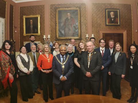 Офіційний прийом делегації МЕГУ в мерії міста Бат