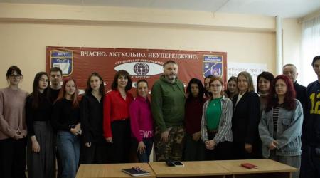 Зустріч студентів із військовим кореспондентом