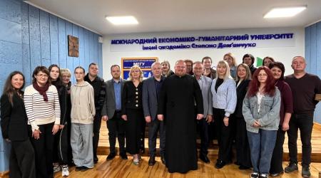 Пресконференція з протоієреєм Василем Рудніцьким відбулася в МЕГУ