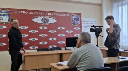 На факультеті журналістики презентували проєкт “Тепер Ветеран”.
