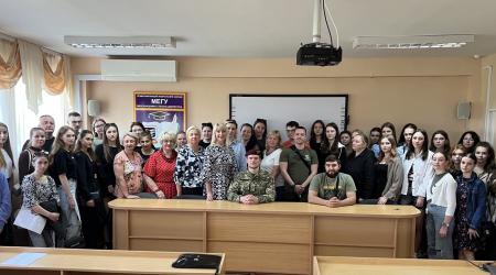 Натхнення, яке заряджає: в МЕГУ провели патріотичну лекцію