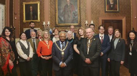 Офіційний прийом делегації МЕГУ в мерії міста Бат