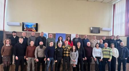 Доцент Андрій Смусь виступив з науковою доповіддю під час засідання Всеукраїнської профспілки спортсменів, працівників сфери фізичної культури і спорту