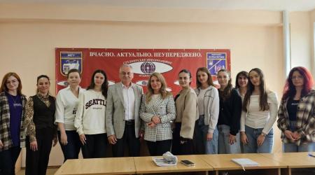 На факультеті журналістики відбулася пресконференція з представницею Нацради з питань телебання і радіомовлення в Рівненській області Лілією Гринюк