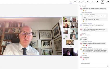 Тиждень української культури в Бат Спа: учасники книжкового клубу обговорили роман А. Куркова "Сірі бджоли"