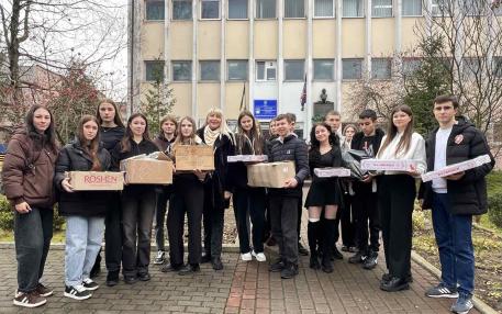 Представники МЕГУ відвідали військових у Рівненському обласному клінічному госпіталі